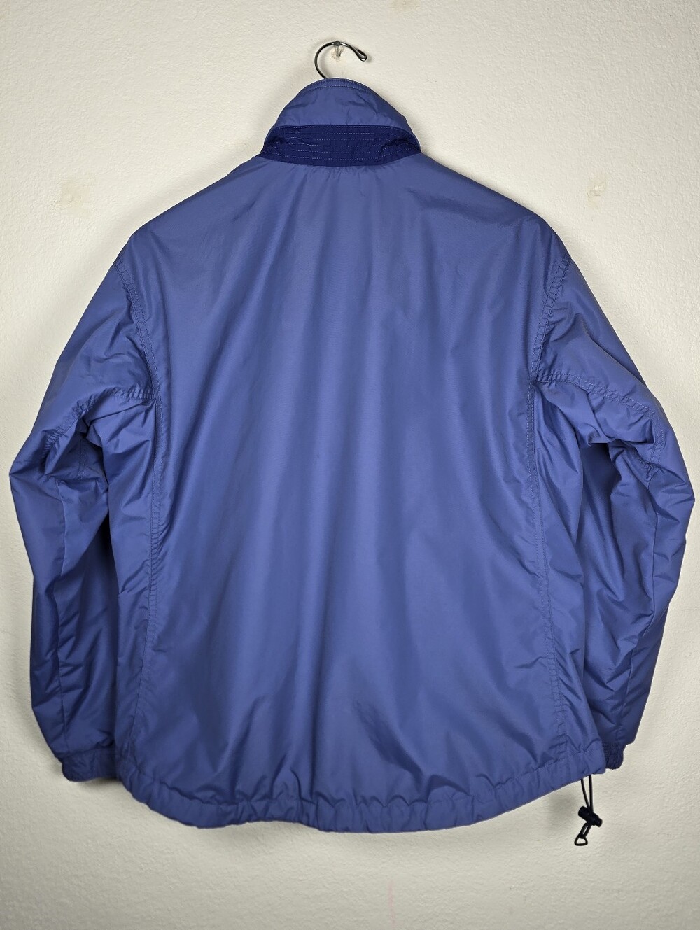 Vintage Columbia Fleece Lined Blue Windbreaker Jacket - Picture 6 of 16